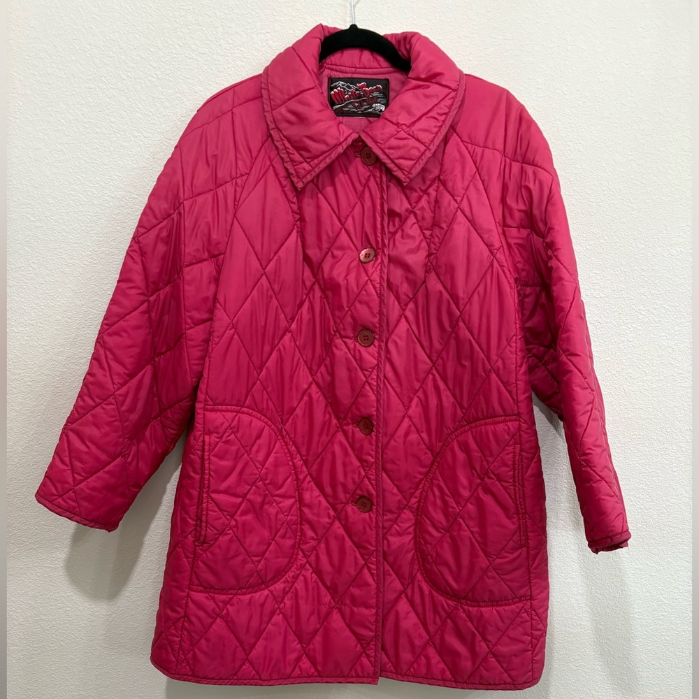 Vintage White Bear of St Paul Quilted Parka